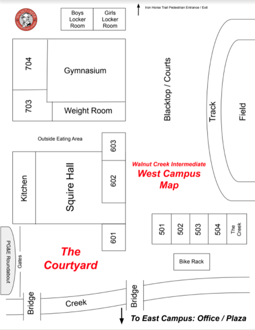 WCI Campus Map West